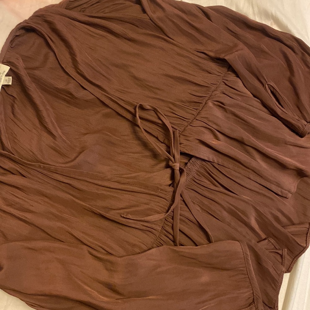 aritzia front tie top